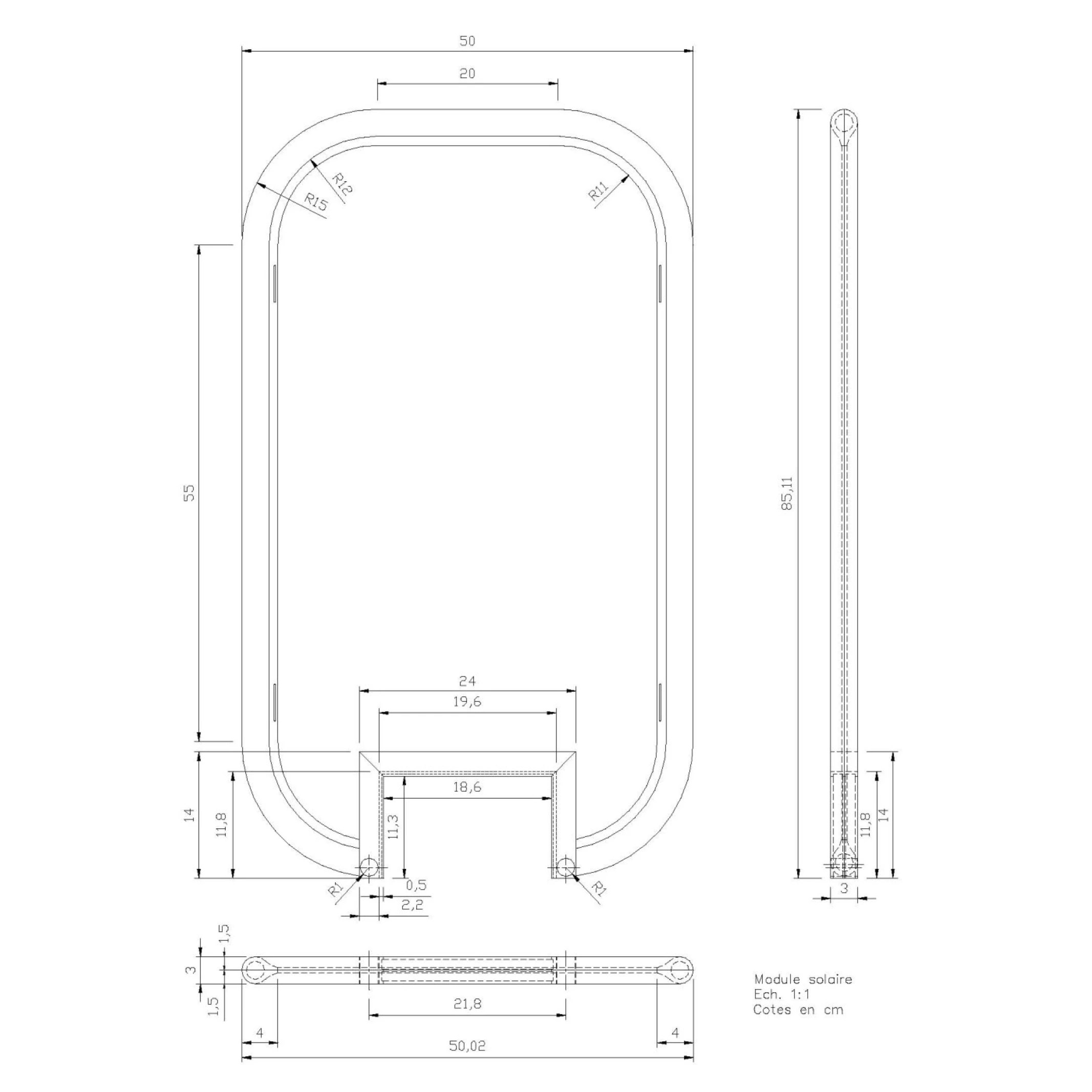 Module solaire nomade