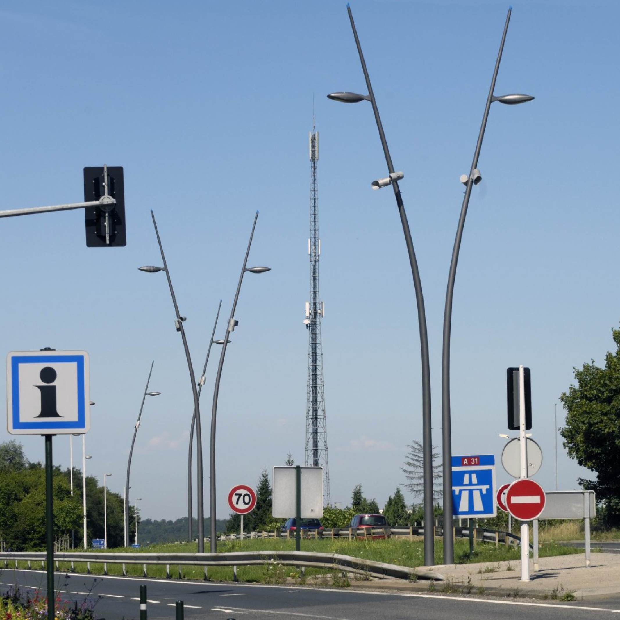 Mâts cintrés Laxou Sapinière