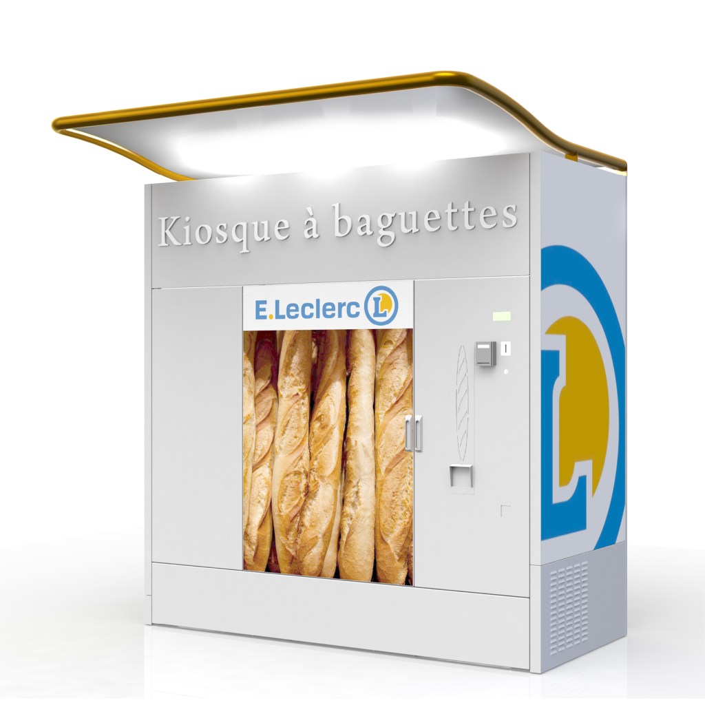 Distributeur de baguettes Compagnon du Boulanger variante Leclerc