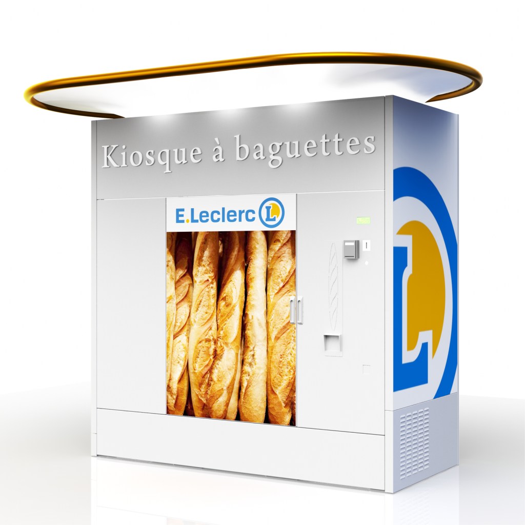 Distributeur de baguettes Compagnon du Boulanger variante Leclerc