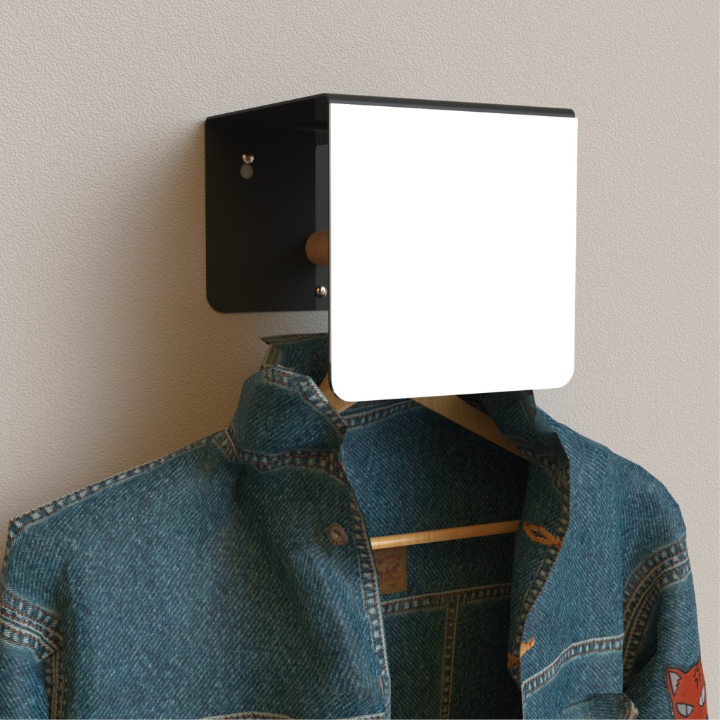 Portant BOX mini penderie murale