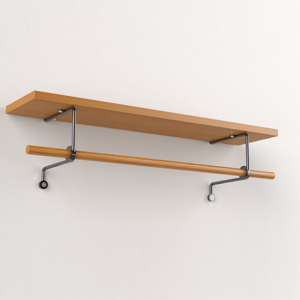 Equerre murale filaire penderie