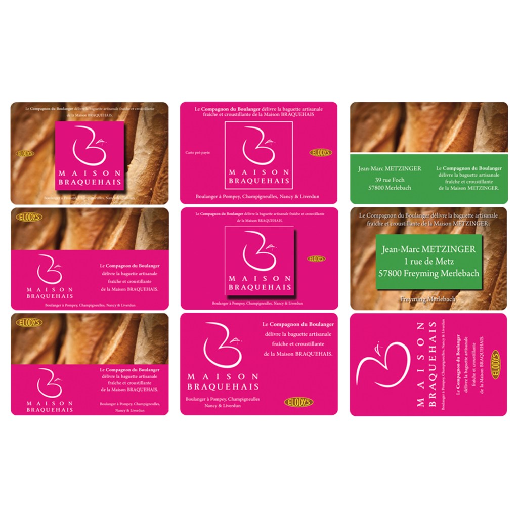 Distributeur de baguettes cartes prépayées