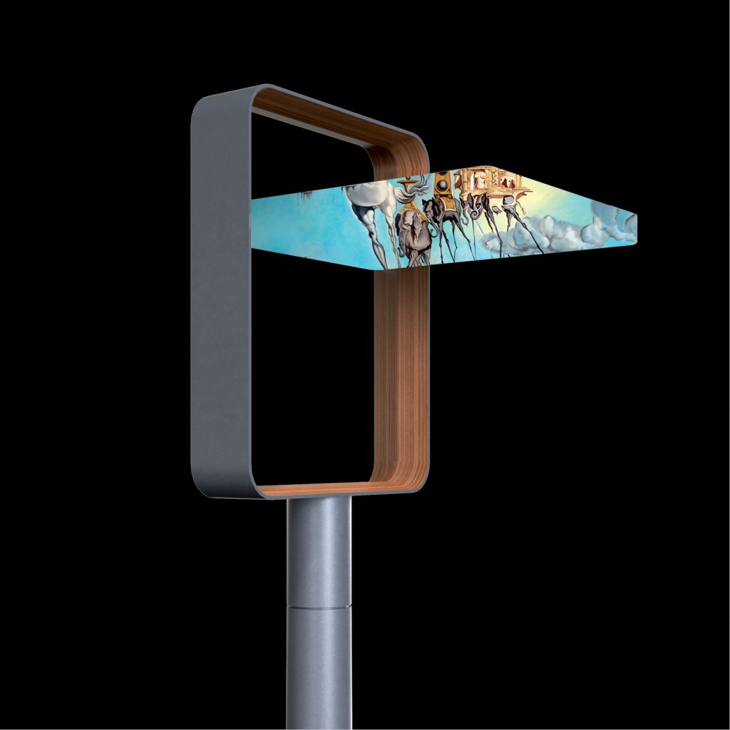 Support pour module led, éclairage public, lampadaire, street lighting