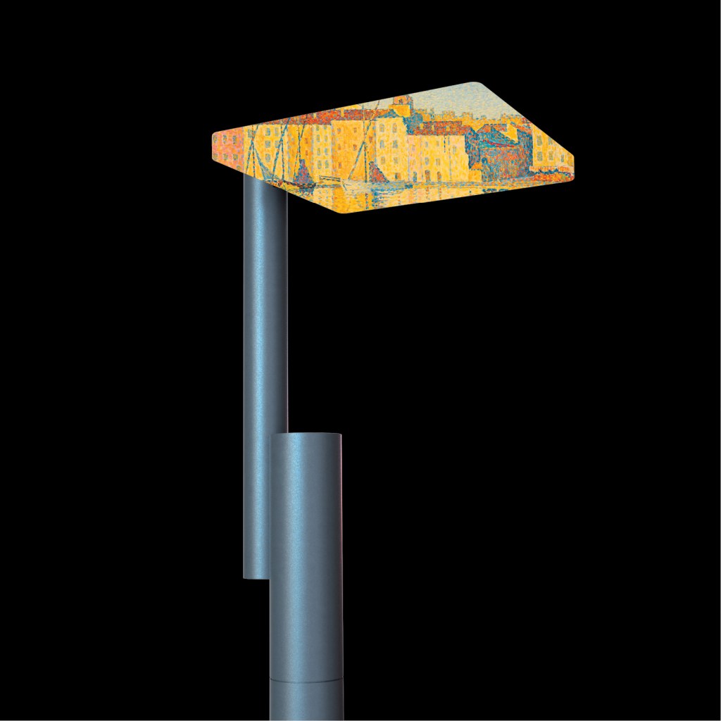 Support pour module led, éclairage public, lampadaire, street lighting