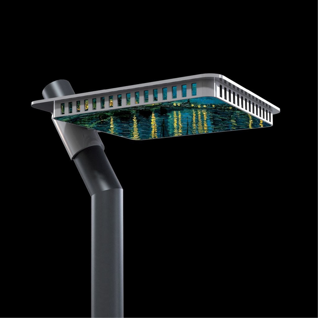 Support pour module led, éclairage public, lampadaire, street lighting