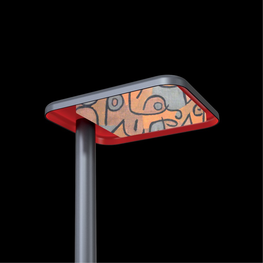 Support pour module led, éclairage public, lampadaire, street lighting