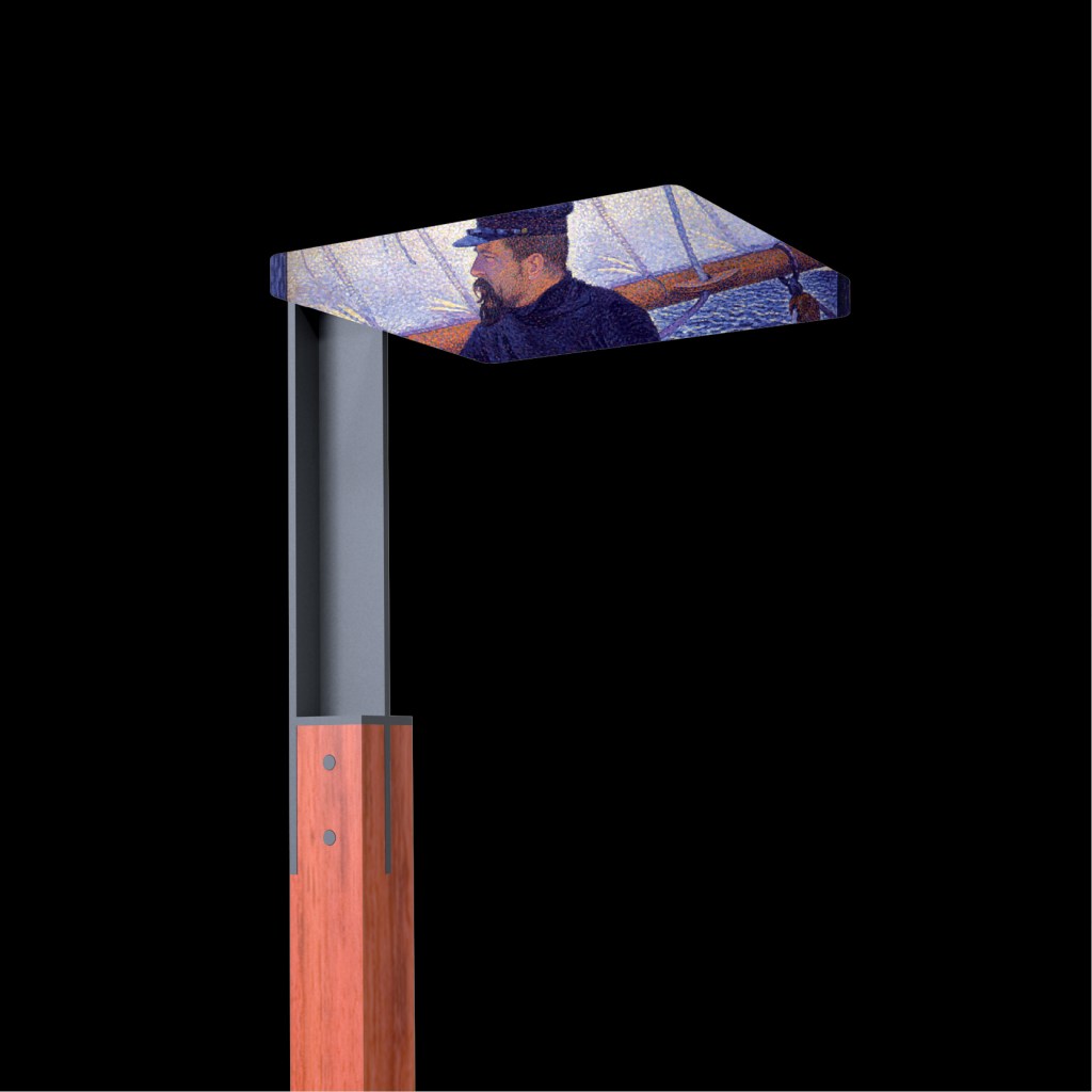 Support pour module led, éclairage public, lampadaire, street lightingg