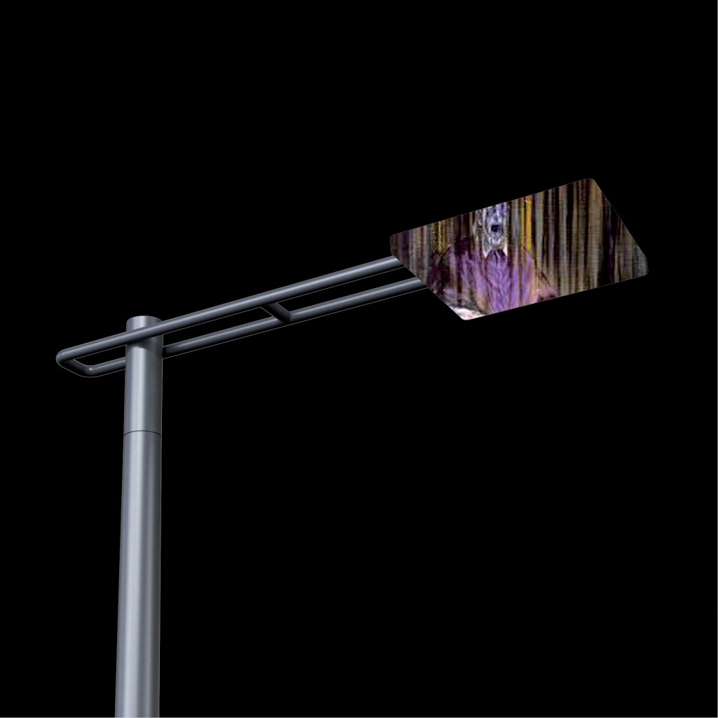 Support pour module led, éclairage public, lampadaire, street lighting