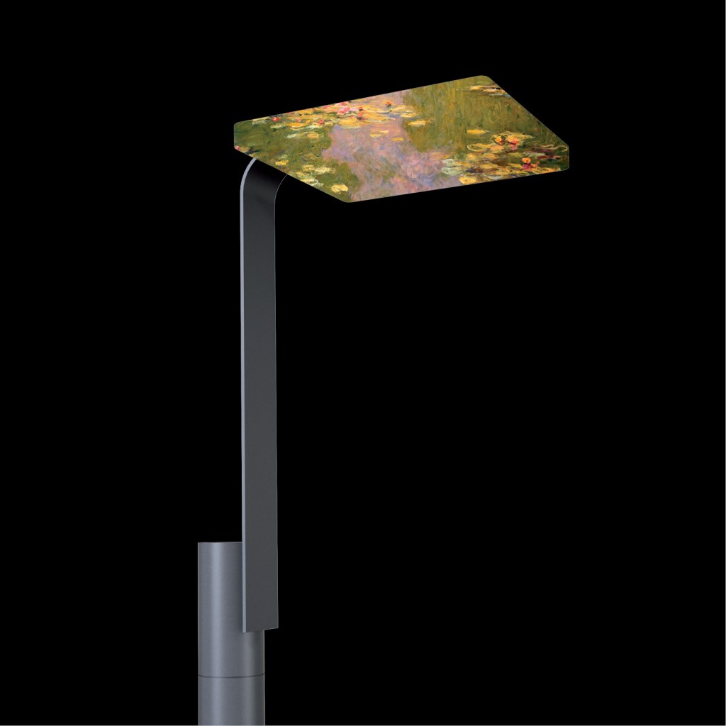 Support pour module led, éclairage public, lampadaire, street lighting