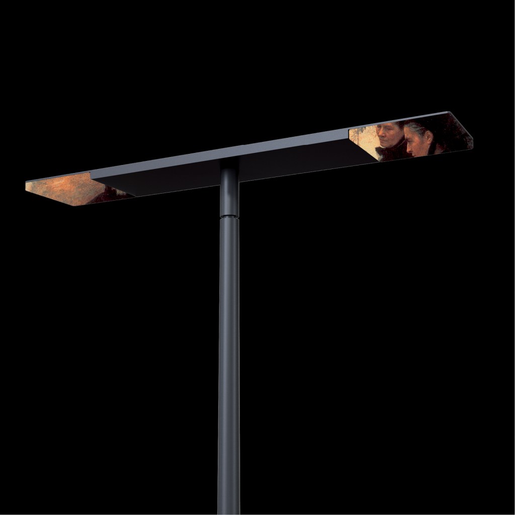 Support pour module led, éclairage public, lampadaire, street lighting