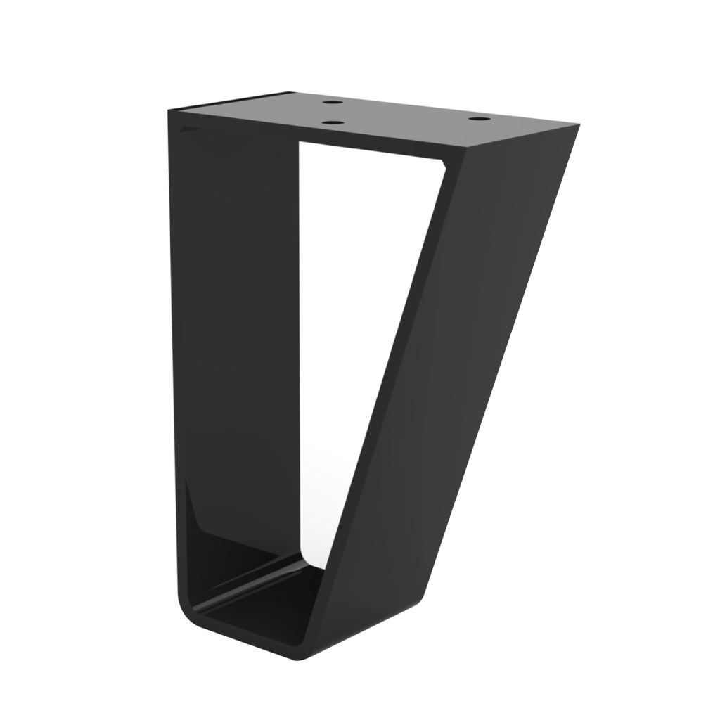 Pied de table métal 150 mm