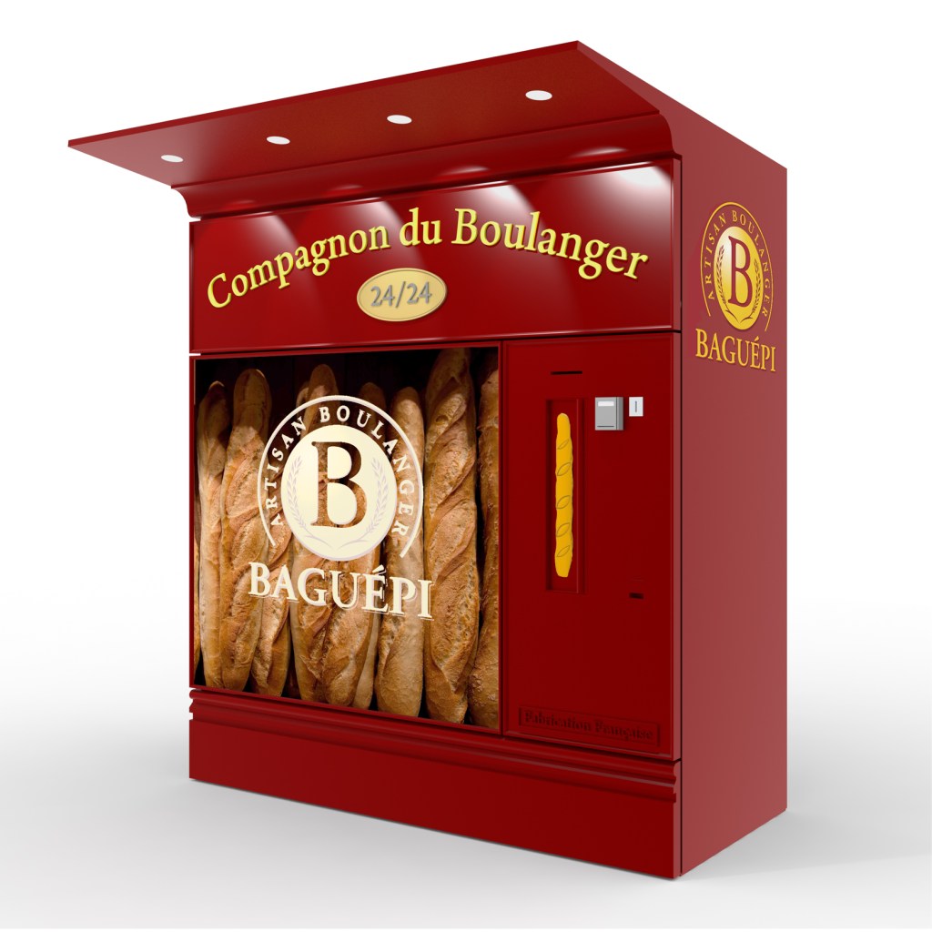 Distributeur de baguettes Compagnon du Boulanger Essai franchise BAGUEPI