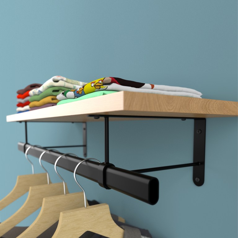 Equerre penderie BASIK