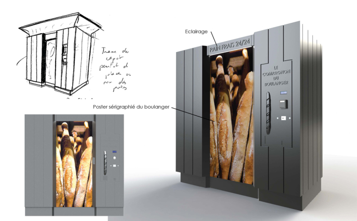 Esquisse d'étude Compagnon du Boulanger