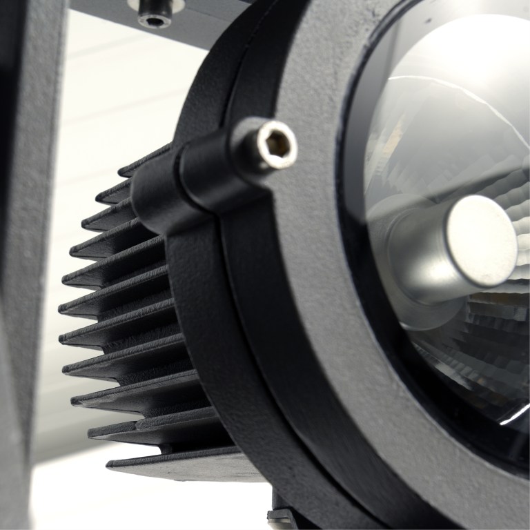 Colonne ZEF cardan, support projecteurs, détail