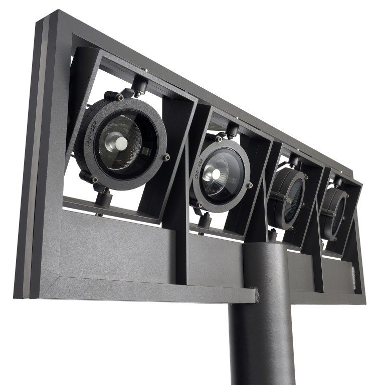 Colonne ZEF cardan, support projecteurs