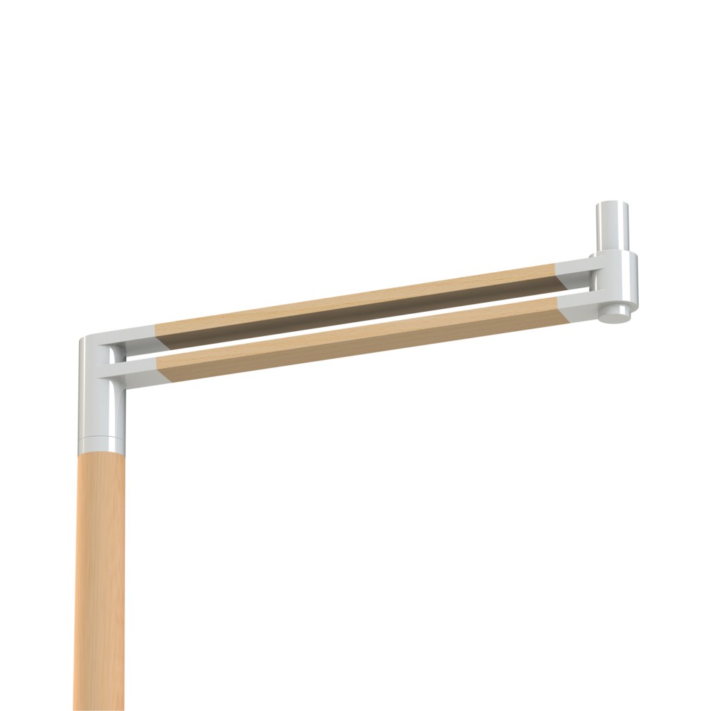 Crosse aluminium et bois