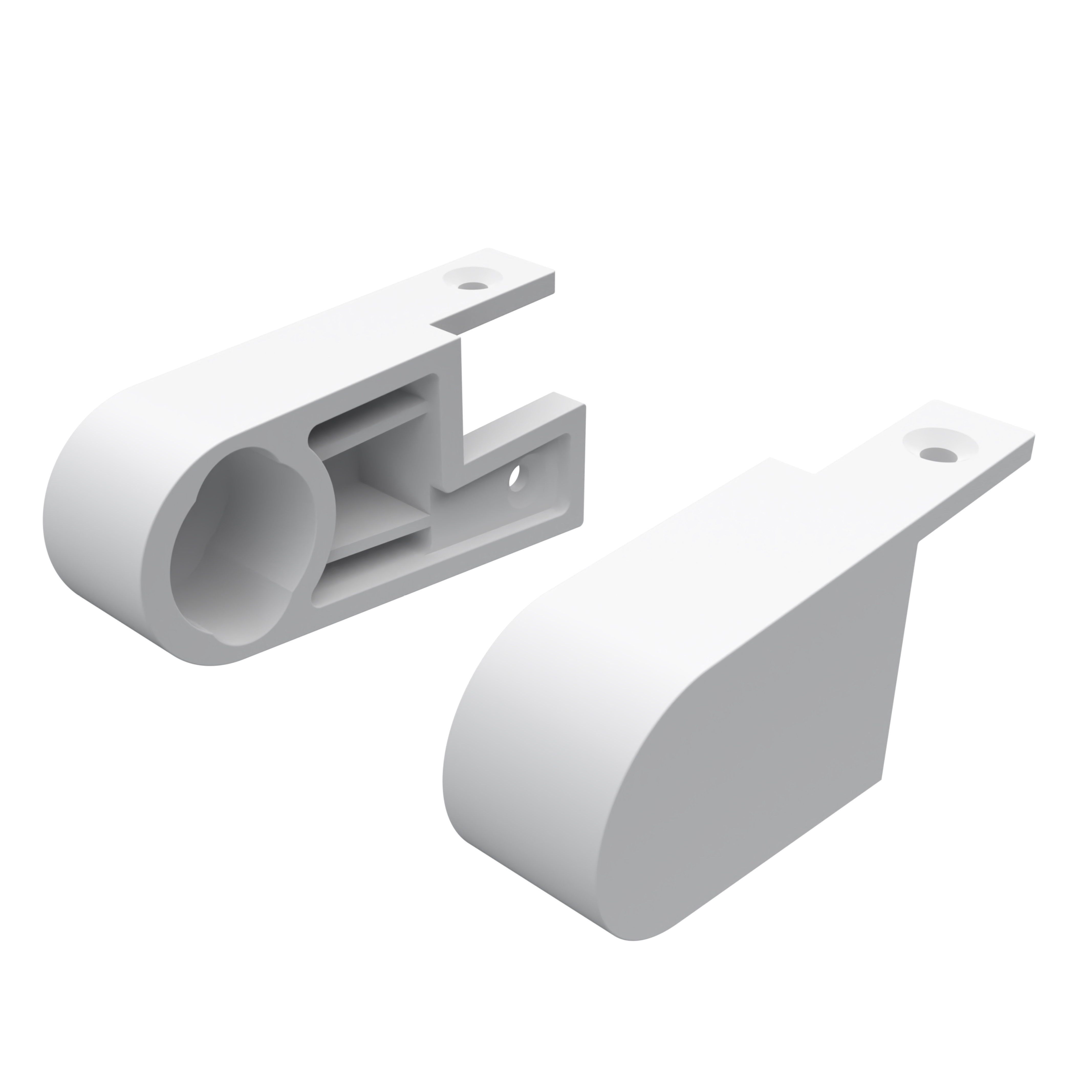 Support barre de rideau de dressing