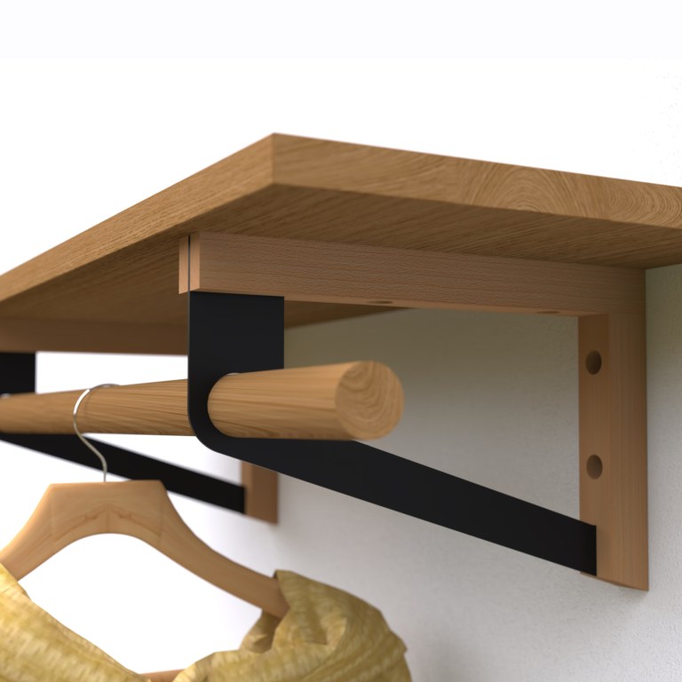 Equerre penderie MIX D