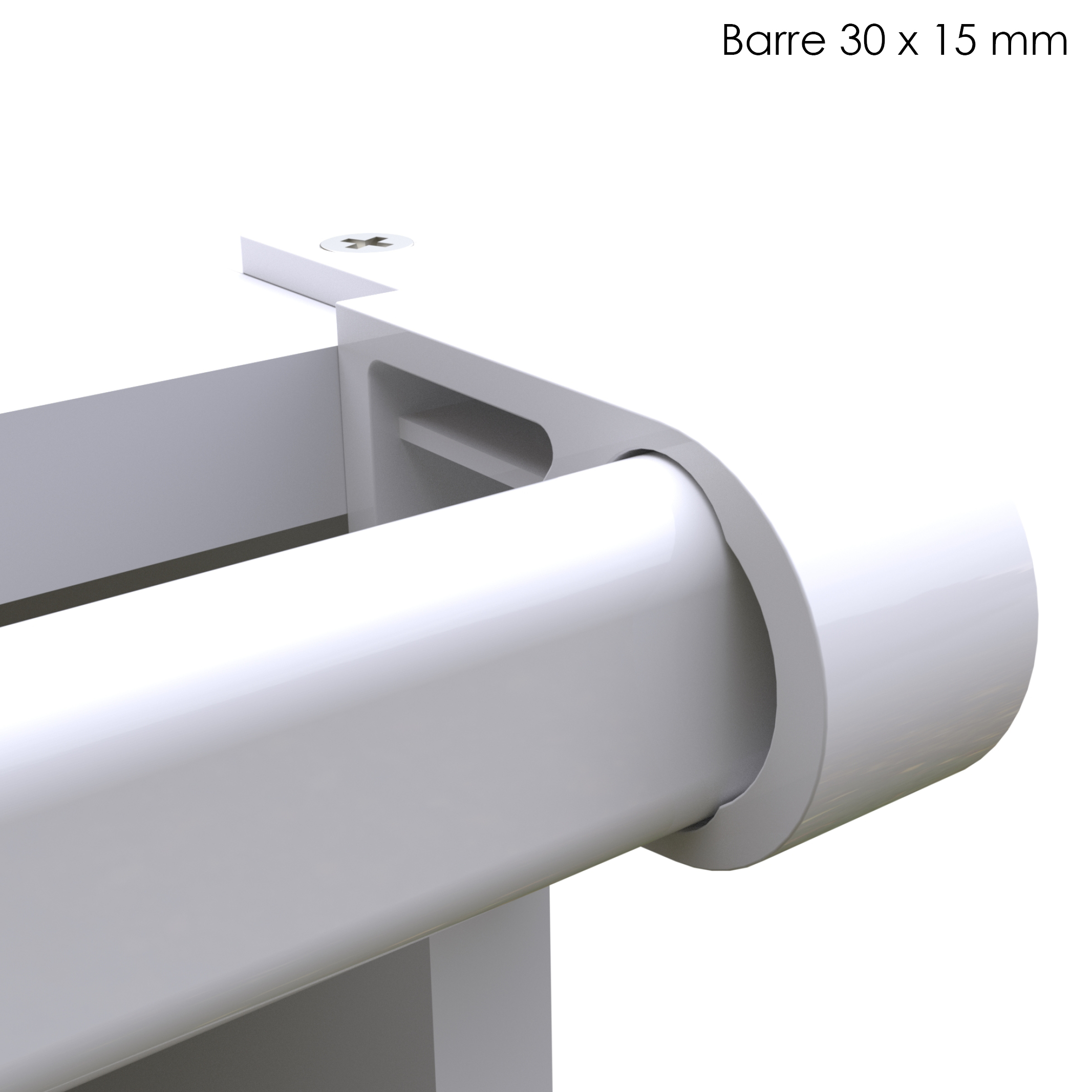 Supports rideau de dressing